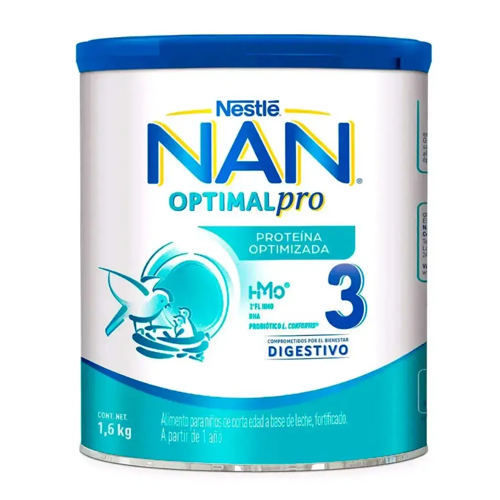 LECHE NAN 3 OPTIMALPRO 1+ 1.6KG