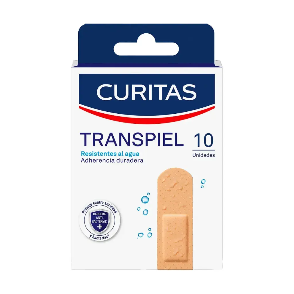 VENDITA ADHESIVA CURITAS TRANSPIEL CAJA CON 10