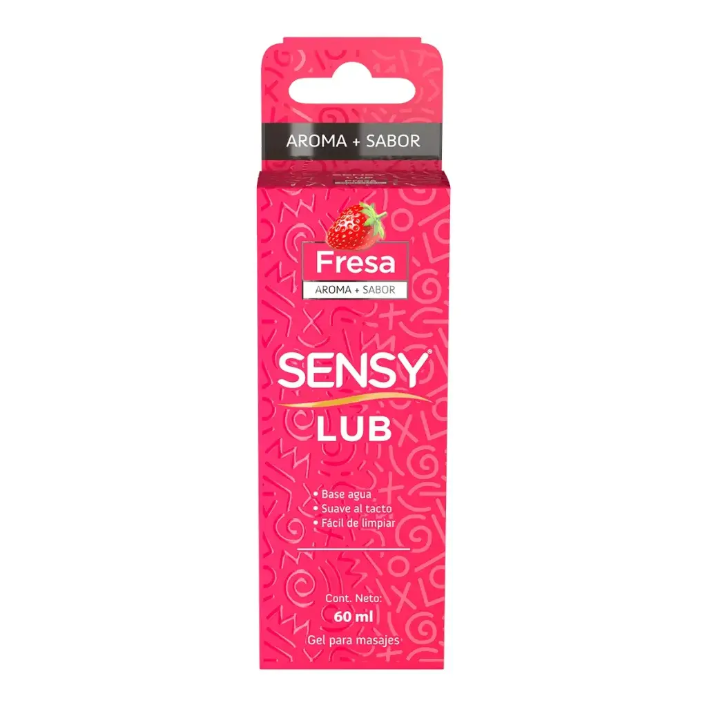 GEL SENSY LUBRICANTE PARA MASAJE FRESA 60ML