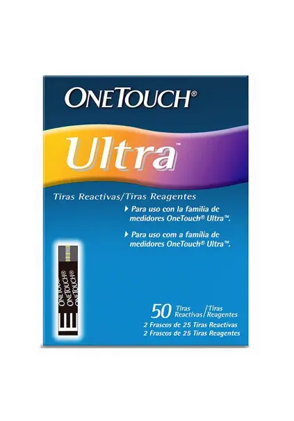 ONE TOUCH ULTRA TIRAS REA CON 50