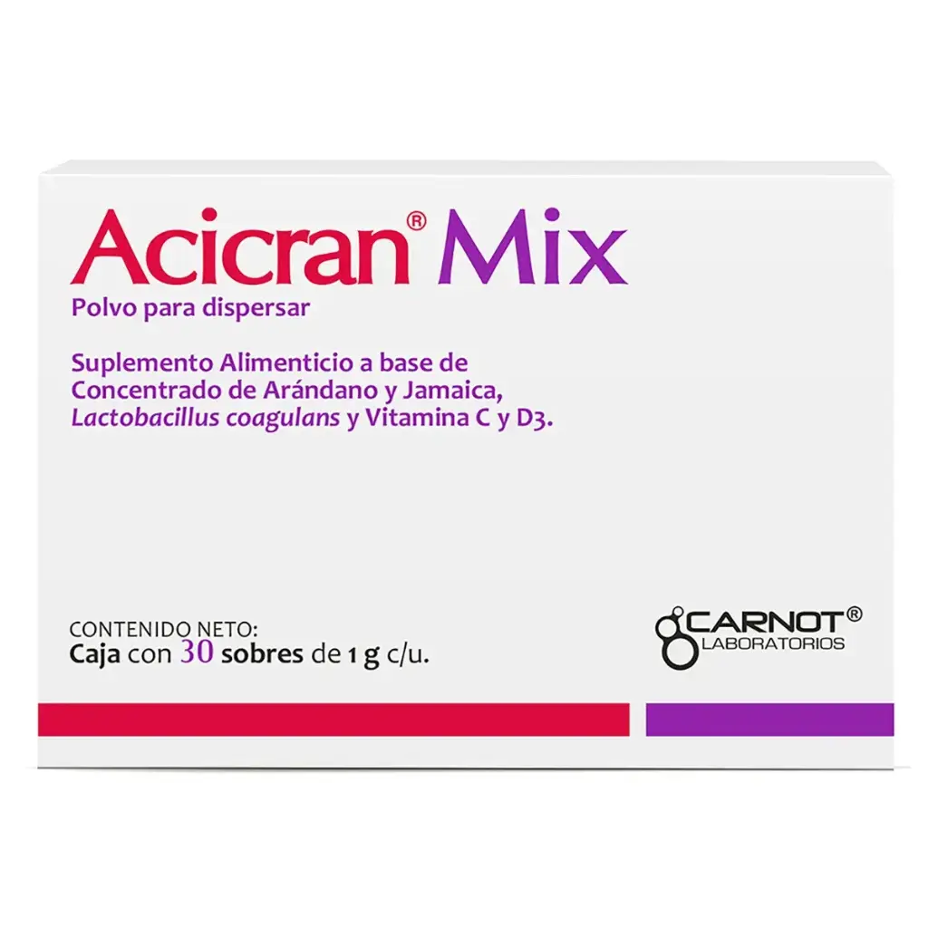 ACICRAN MIX SUPLEMENTO ALIMENTICIO POLVO SOBRES CON 30