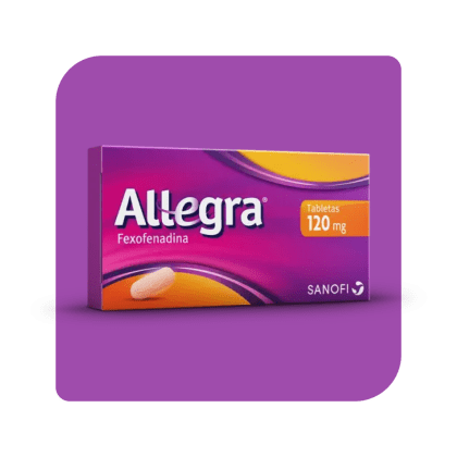 ALLEGRA D 60/25MG TABLETAS CON 10