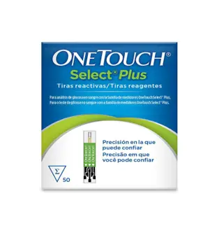 ONE TOUCH SELEC PLUS TIRAS REAC CON 50