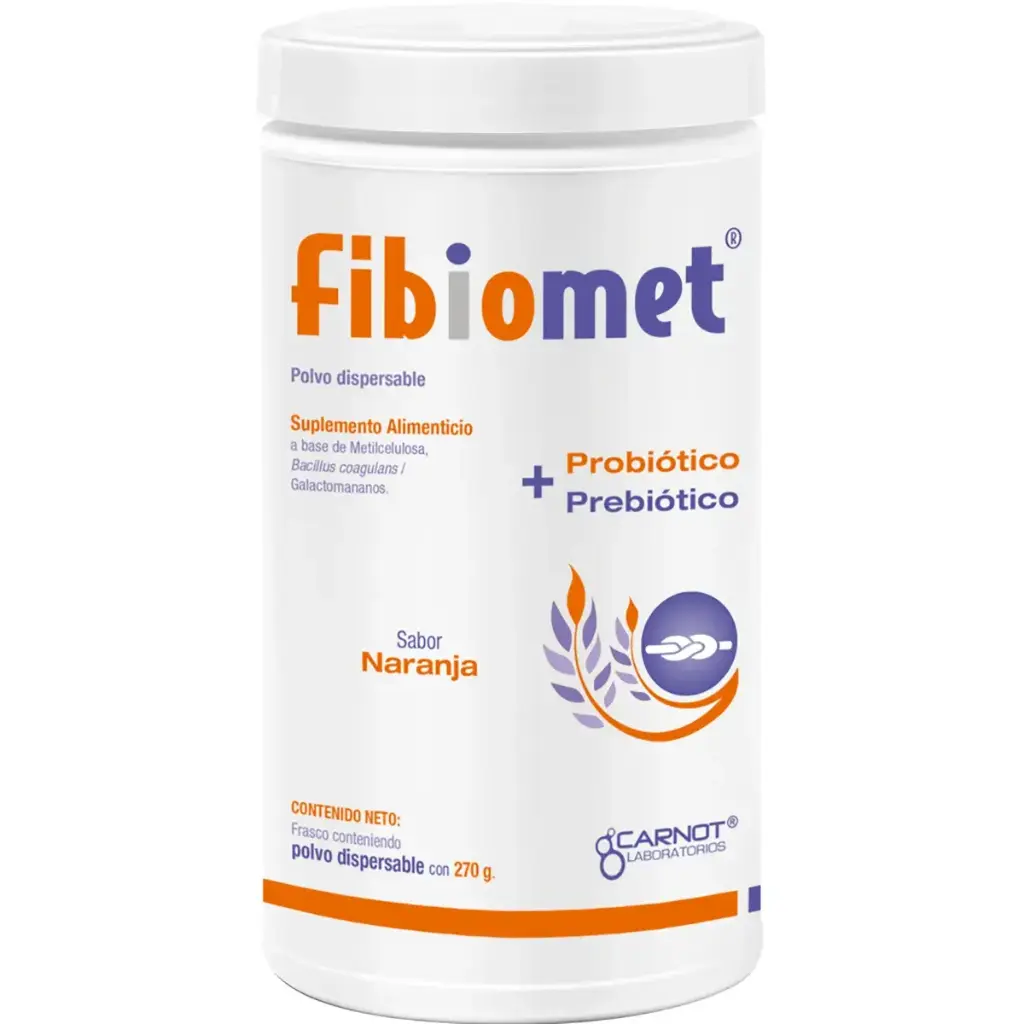 FIBIOMET SUPLEMENTO ALIMENTICIO NARANJA POLVO 270G