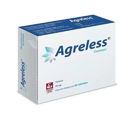 AGRELESS 75MG TABLETAS CON 28