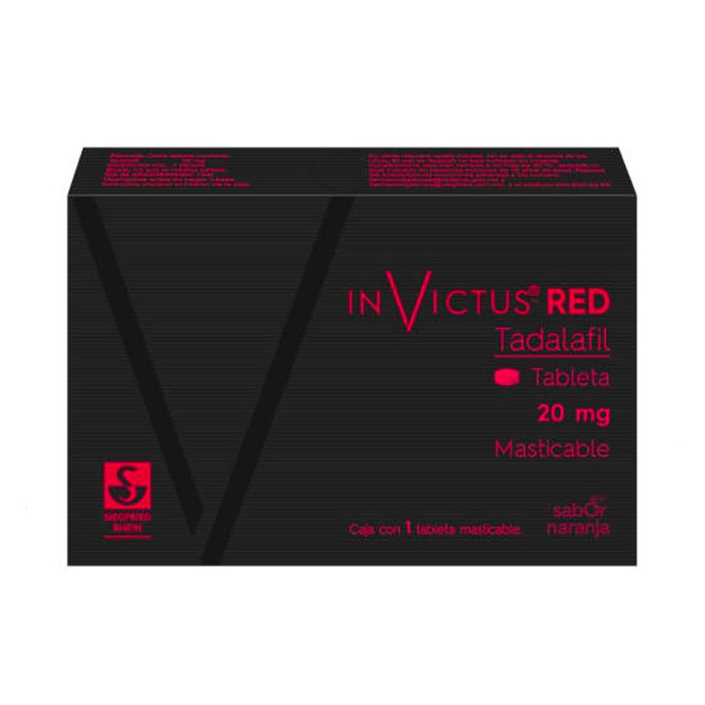 INVICTUS RED 20MG TABLETAS CON 1