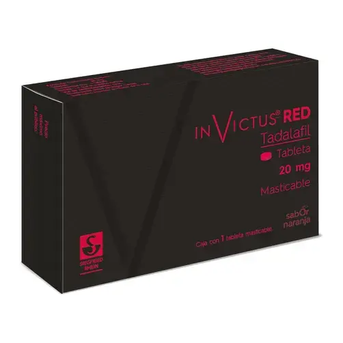 INVICTUS RED 20MG TABLETAS CON 1