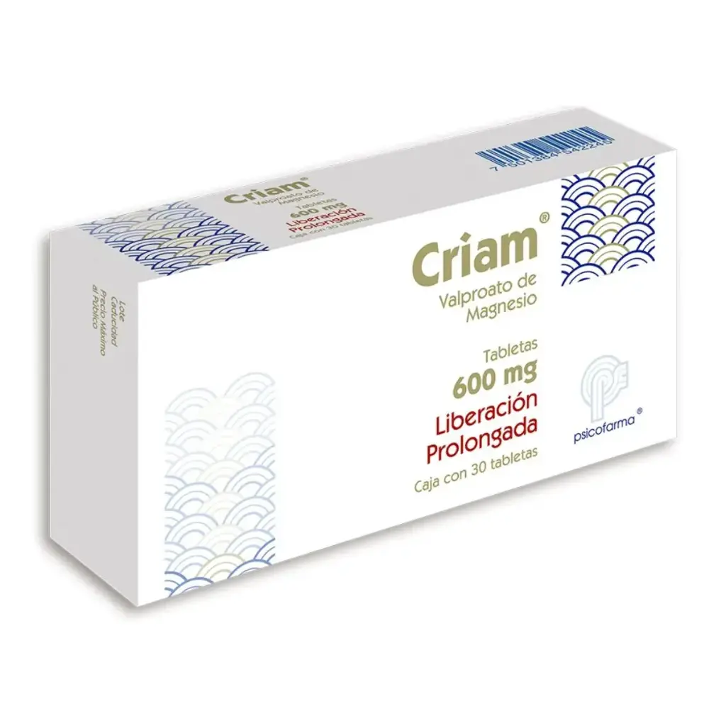 CRIAM 600MG TABLETAS LP CON 30
