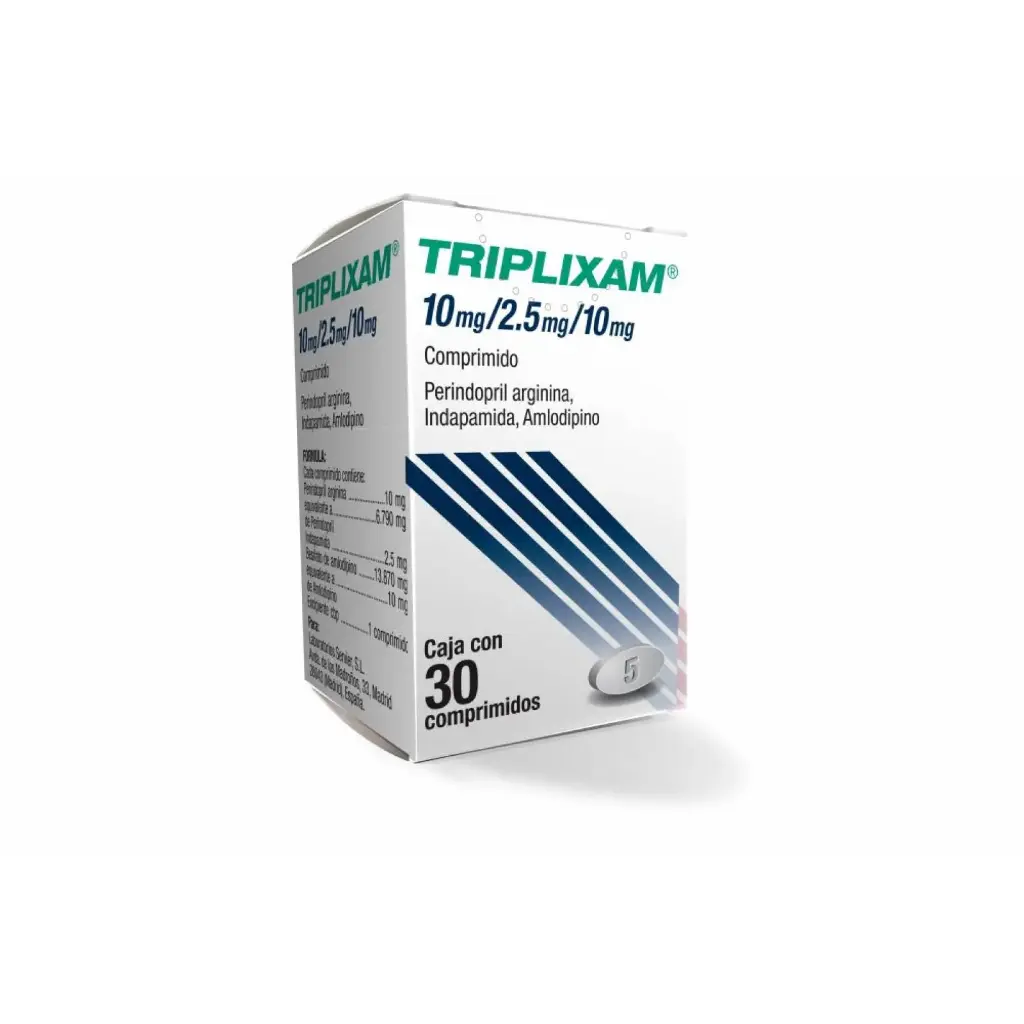 TRIPLIXAM 10/2.5/10MG COMPRIMIDOS CON 30