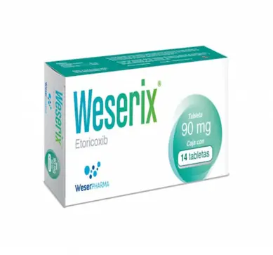 WESERIX 90MG TABLETAS CON 14