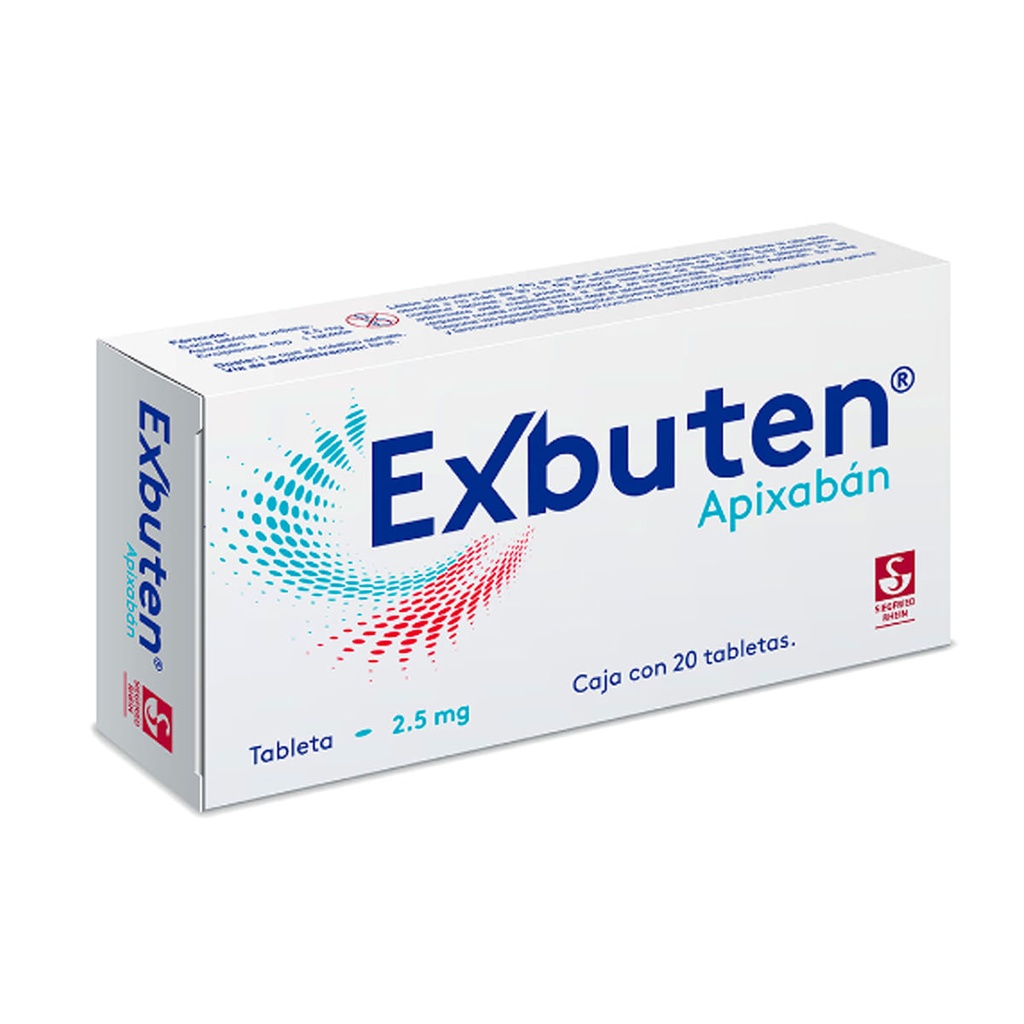 EXBUTEN 2.5MG TABLETAS CON 20
