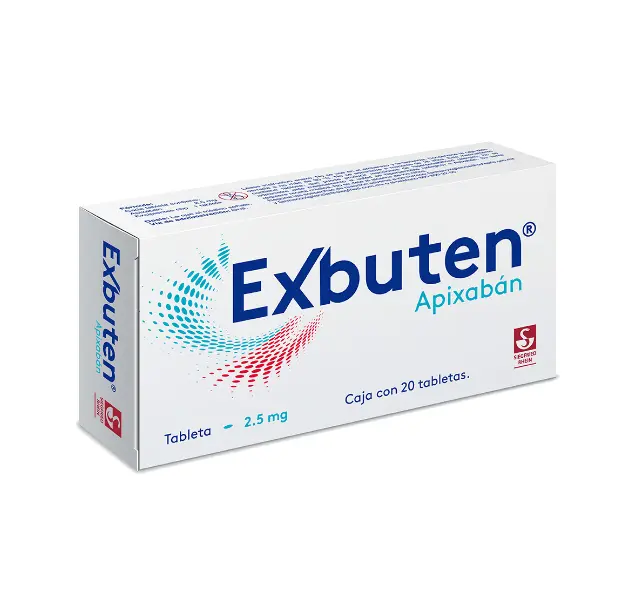 EXBUTEN 2.5MG TABLETAS CON 20