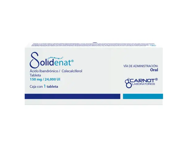 SOLIDENAT 150MG/24000UI TABLETAS CON 1