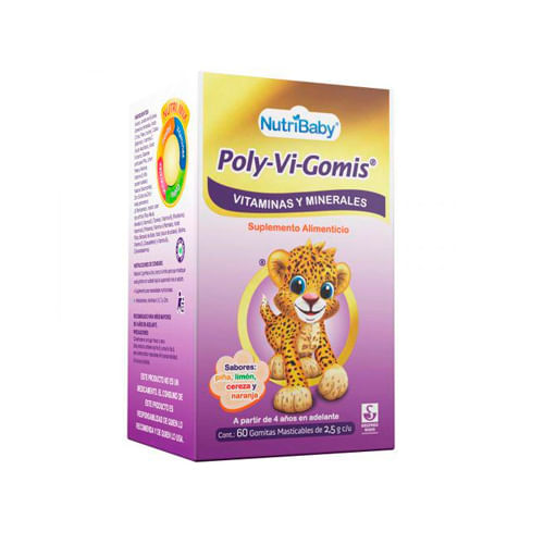 POLY-VI-GOMIS SUPLEMENTO ALIMENTICIO CON 60