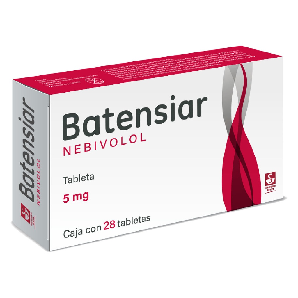 BATENSIAR 5 MG - CAJA CON 28 TABLETAS (NEBIVOLOL)