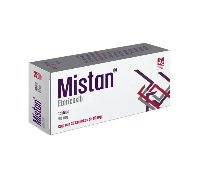 MISTAN 90MG TABLETAS CON 28