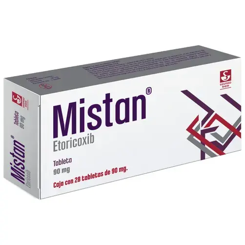 MISTAN 90MG TABLETAS CON 28