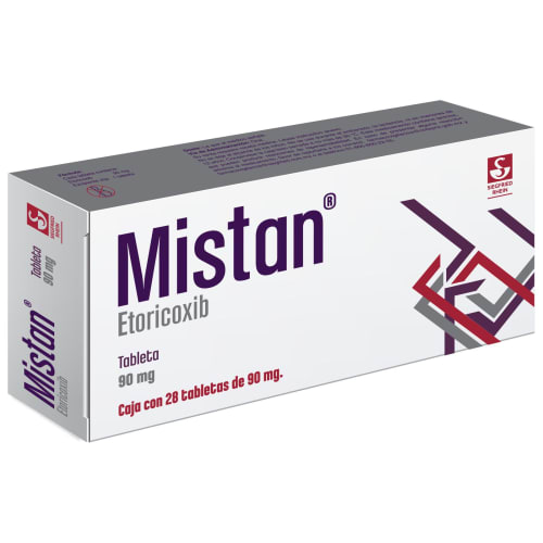 MISTAN 90MG TABLETAS CON 28