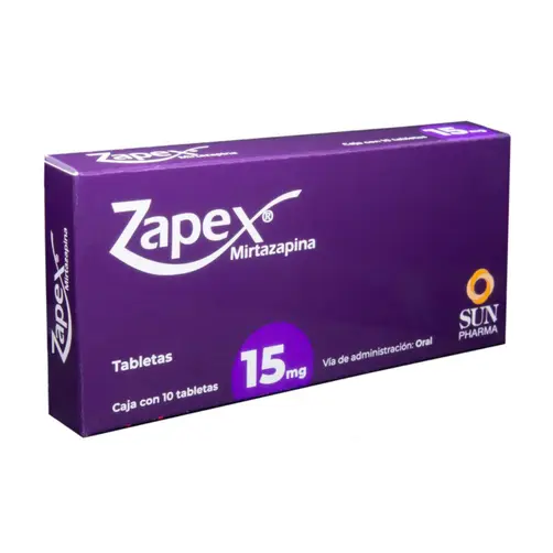 ZAPEX 15MG TABLETAS CON 10