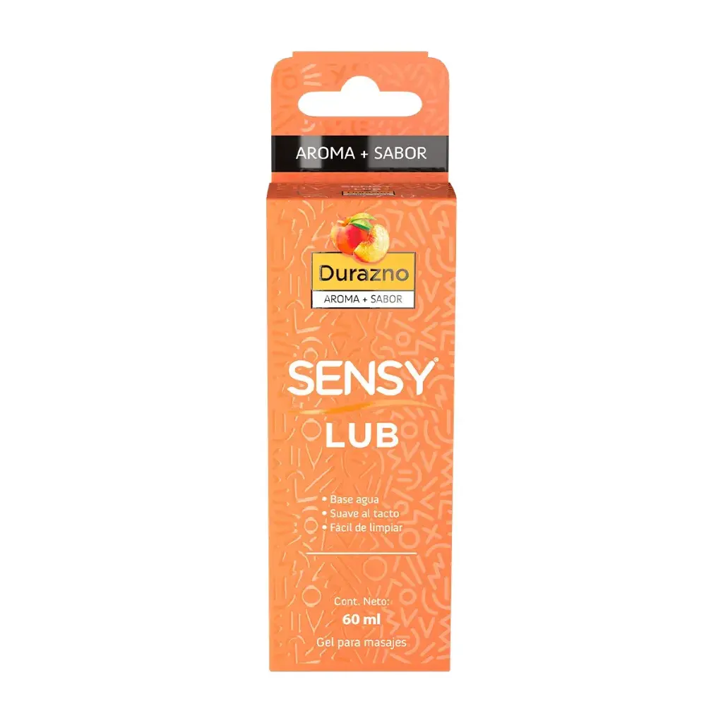 SENSY LUBRICANTE DURAZNO 60ML