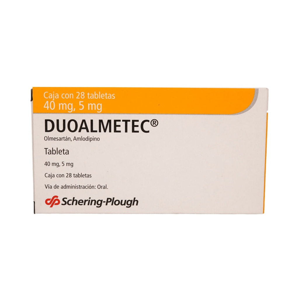 DUOALMETEC 40/5MG TABLETAS CON 28