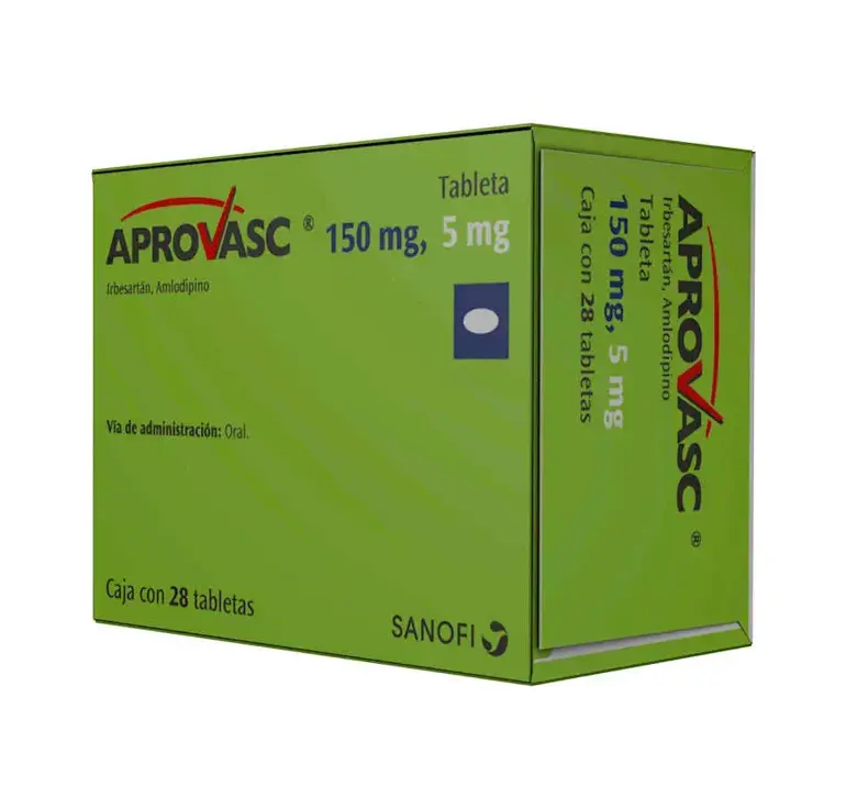APROVASC 150/5MG TABLETAS CON 28