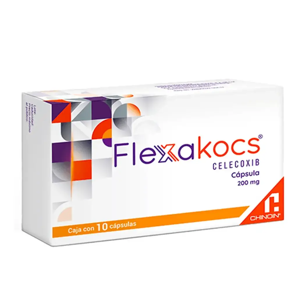 FLEXAKOCKS 200 MG CAPSULAS CON 10