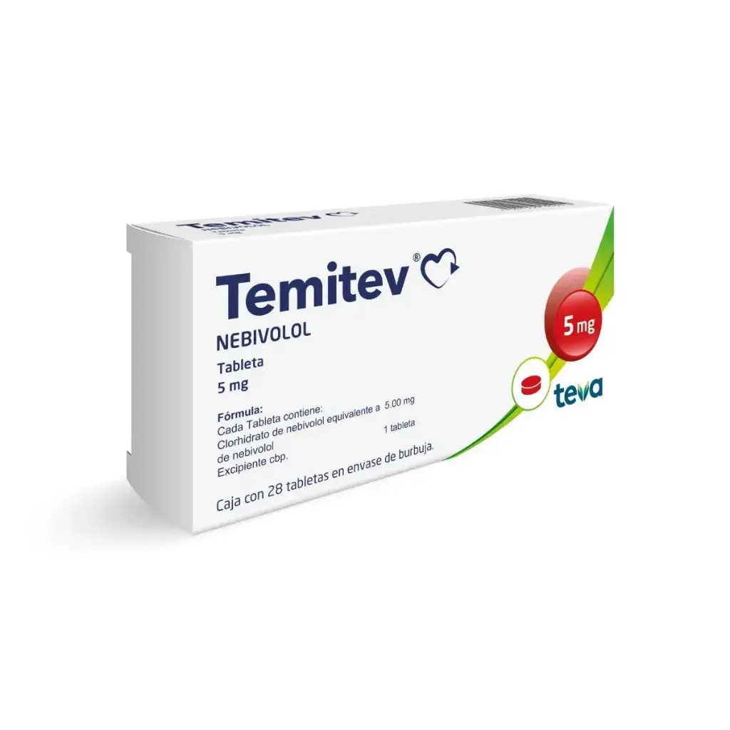 TEMITEV 5 MG TABLETAS CON 28