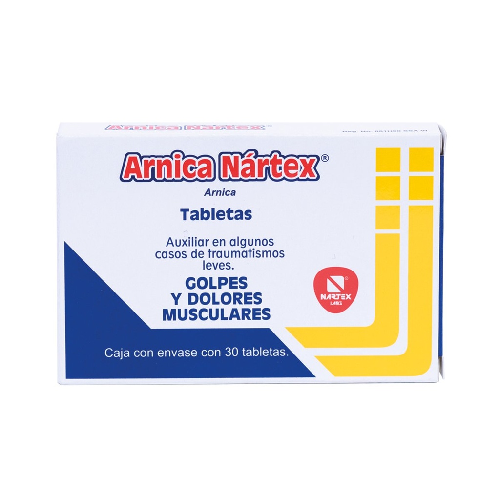 ARNICA NARTEX TABLETAS CON 30