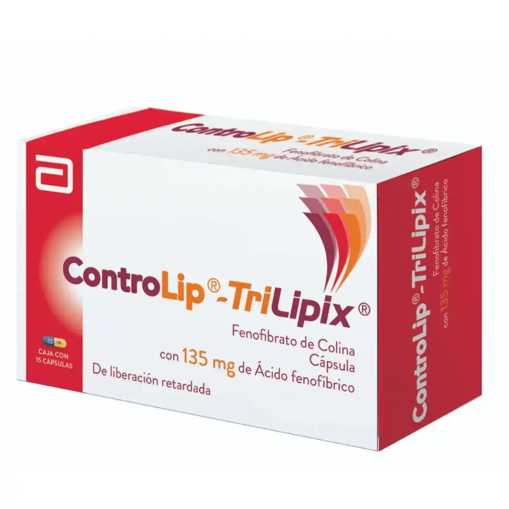 CONTROLIP-TRILIPIX 135MG CAPSULAS CON 15