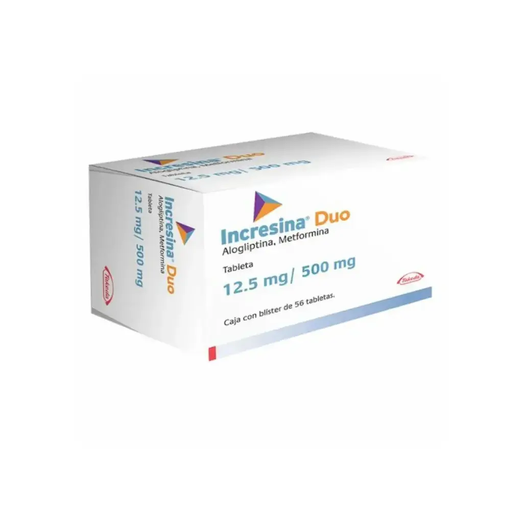 INCRESINA DUO 12.5/500MG TABLETAS CON 56