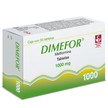 DIMEFOR 1000MG TABLETAS CON 30