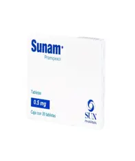 SUNAM 0.5MG TABLETAS CON 30