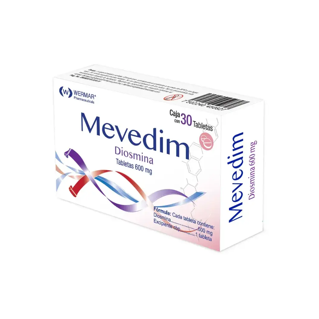 MEVEDIM 600MG TABLETAS CON 30 (GI)