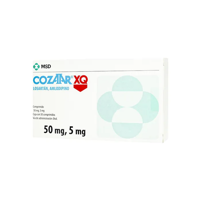 COZAAR XQ 50/5MG COMPRIMIDOS CON 30
