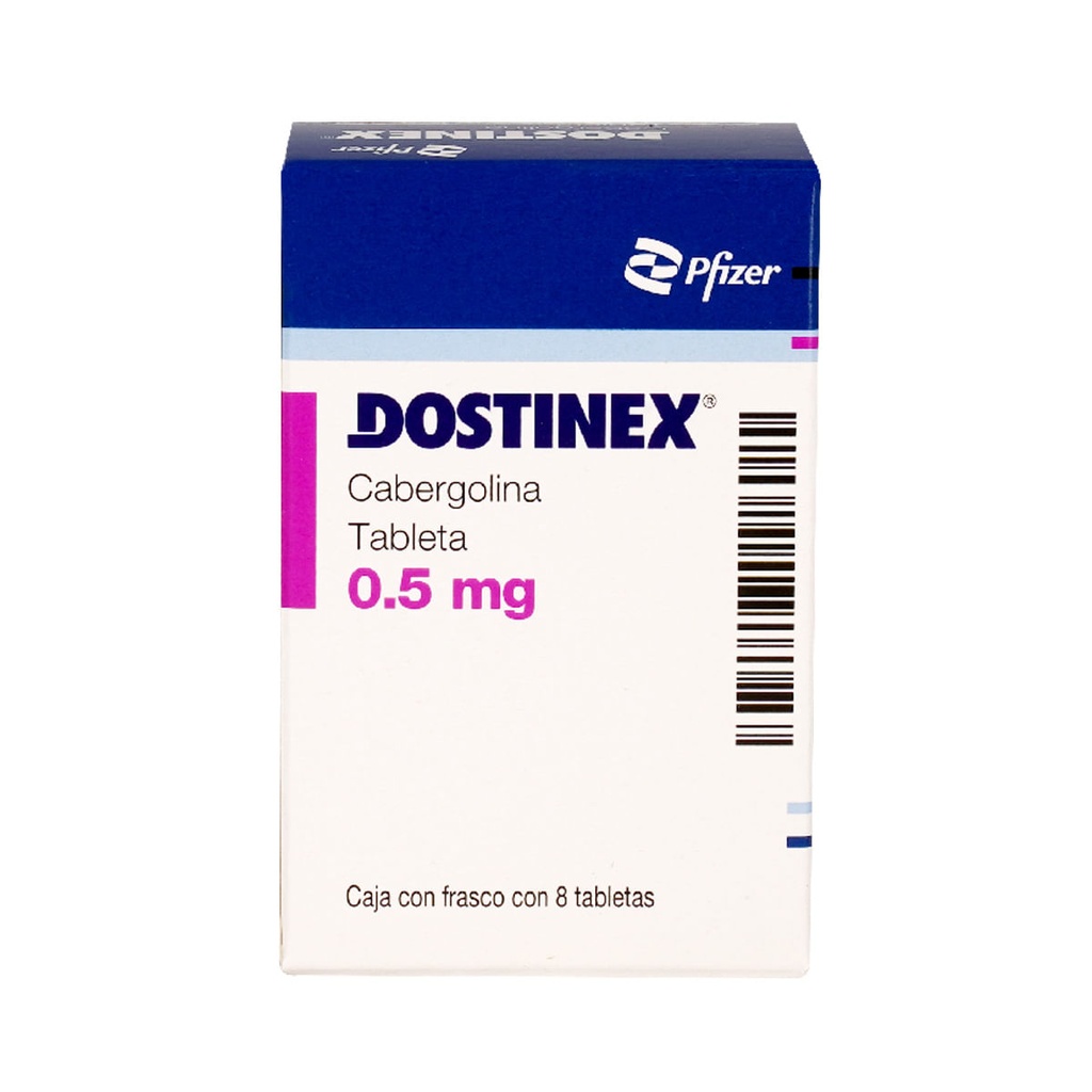 DOSTINEX 0.5MG TABLETAS CON 8