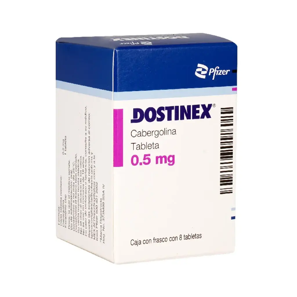DOSTINEX 0.5MG TABLETAS CON 8