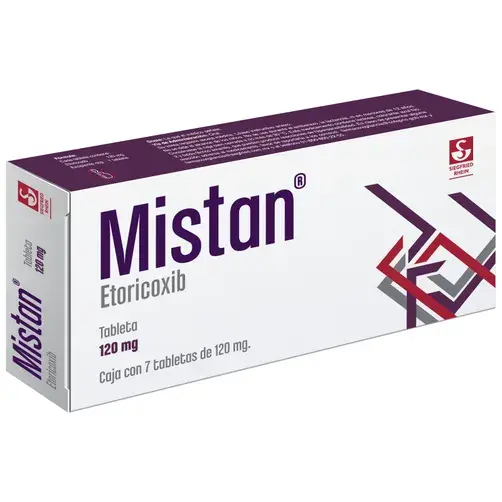 MISTAN 120MG TABLETAS CON 7