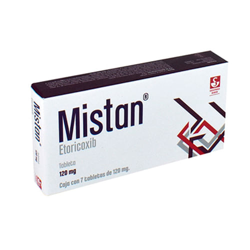 MISTAN 120MG TABLETAS CON 7