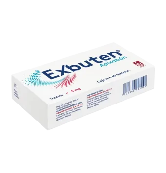 EXBUTEN 5MG TABLETAS CON 60