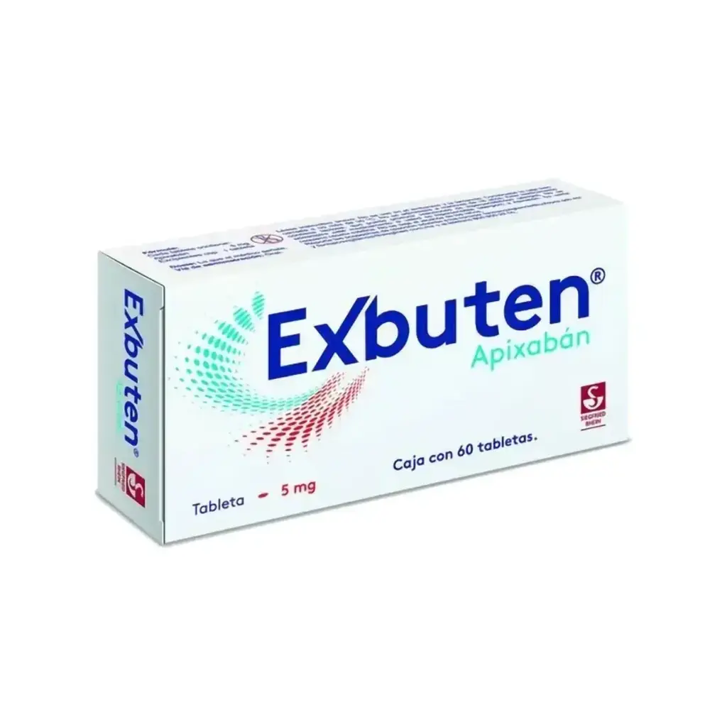 EXBUTEN 5MG TABLETAS CON 60