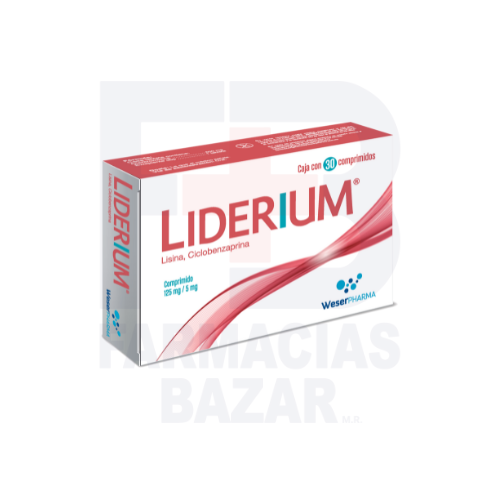 LIDERIUM 125/5MG COMPRIMIDOS CON 30