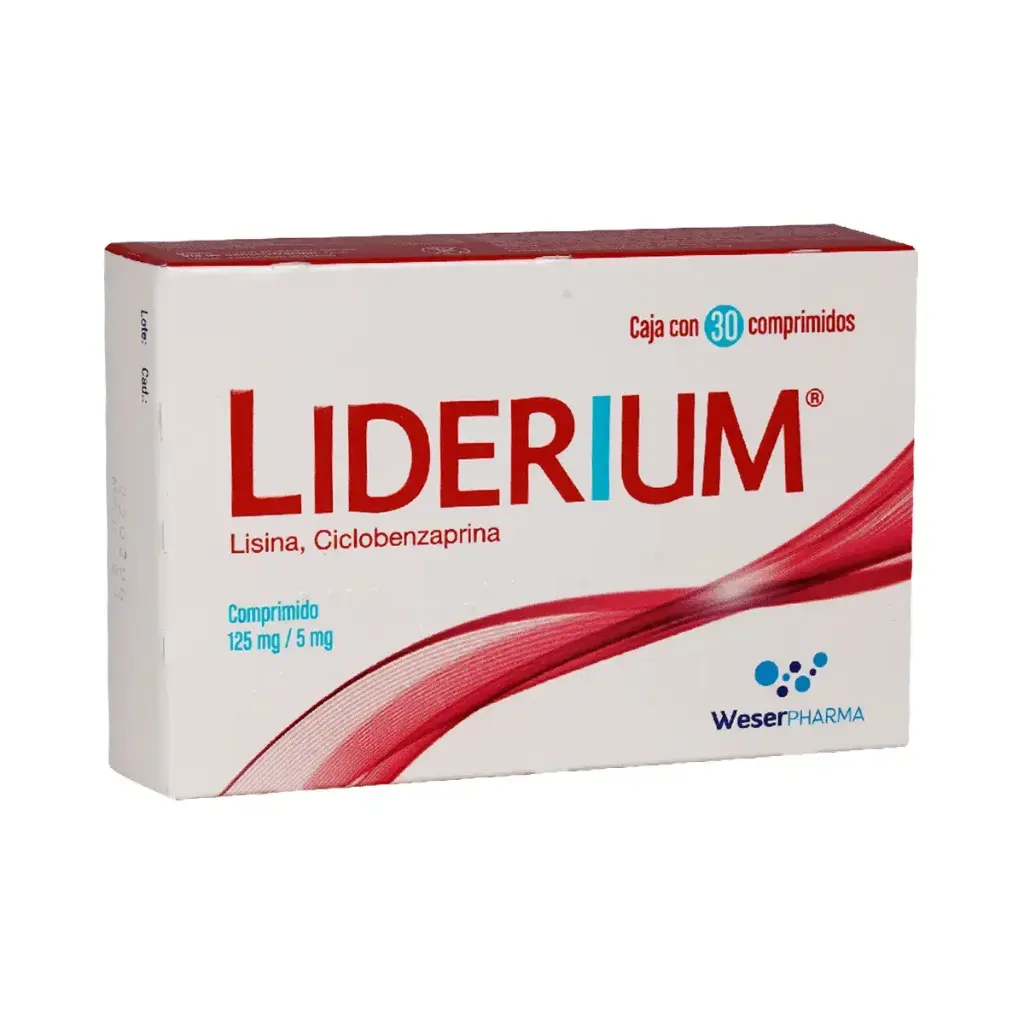 LIDERIUM 125/5MG COMPRIMIDOS CON 30