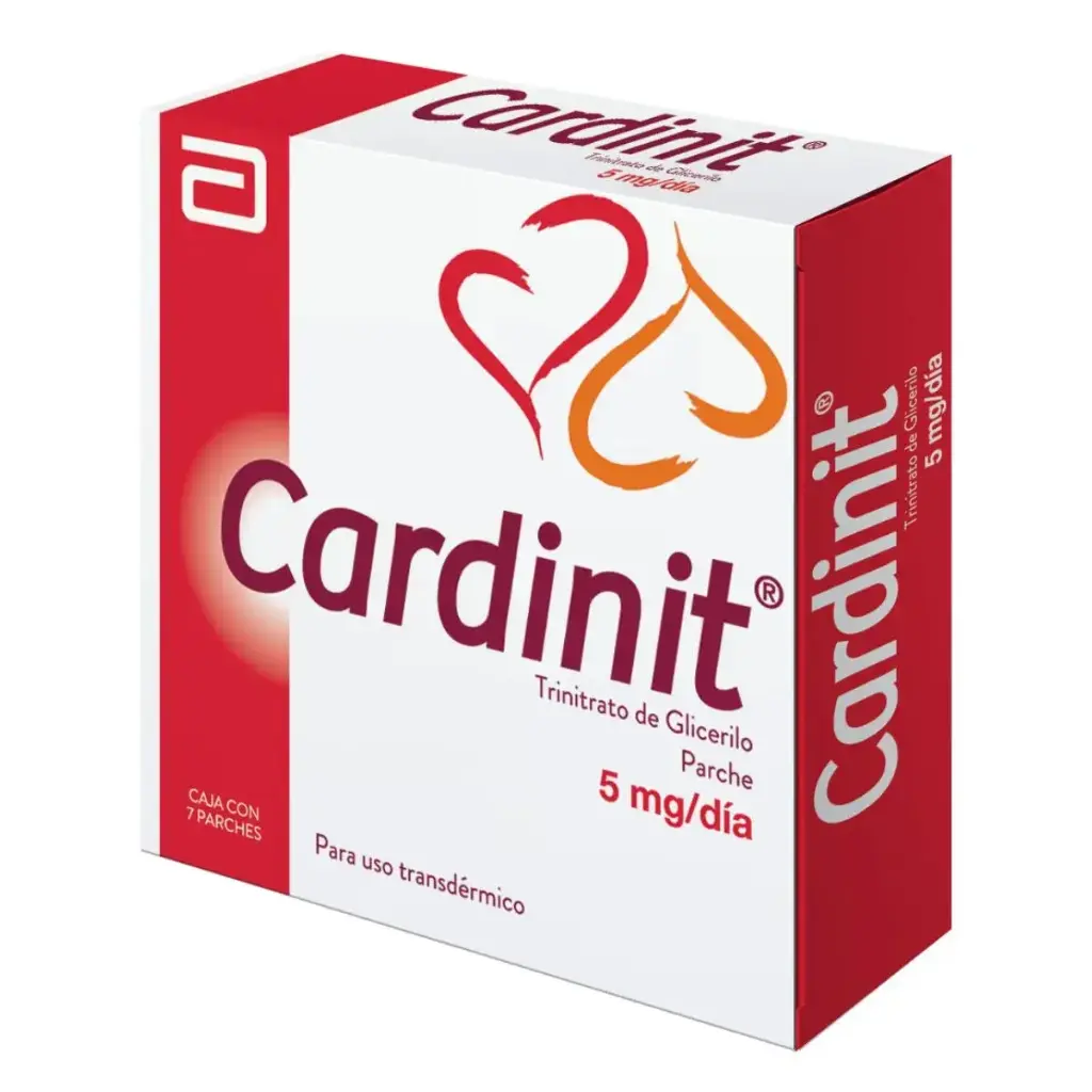 CARDINIT 5MG PARCHES CON 7