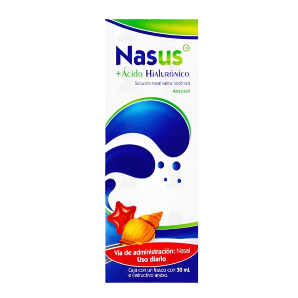NASUS + ACIDO HIALURONICO HIDRAU SOLUCION NASAL AEROSOL 30ML