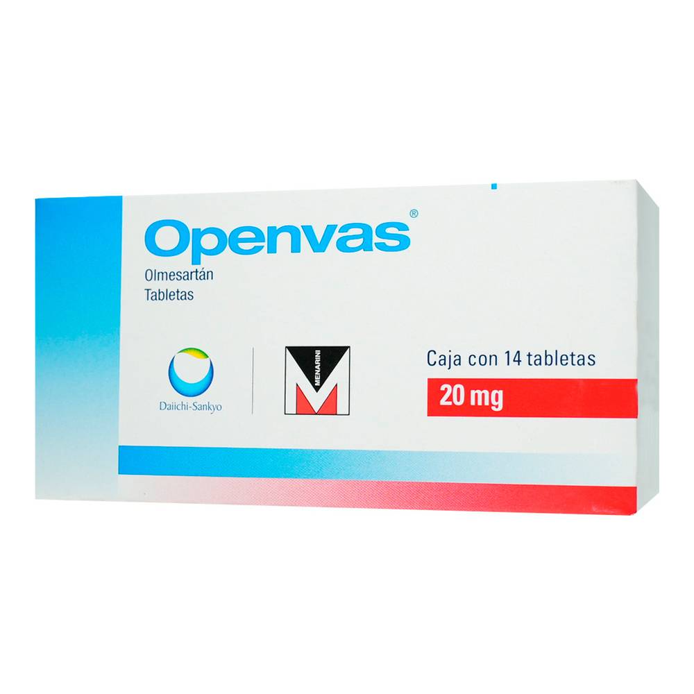 OPENVAS 20MG TABLETAS CON 14