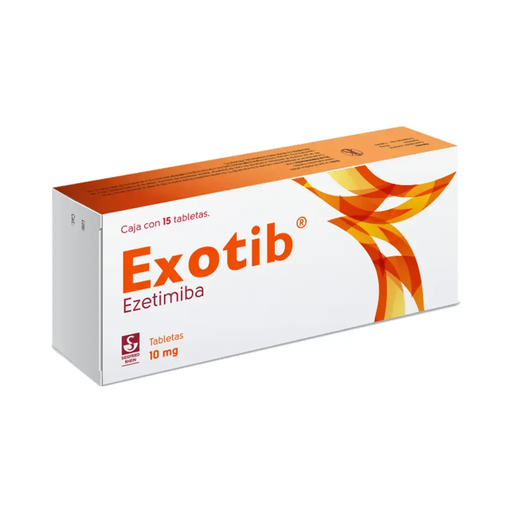 EXOTIB 10 MG - CAJA CON 15 TABLETAS (EZETIMIBA)