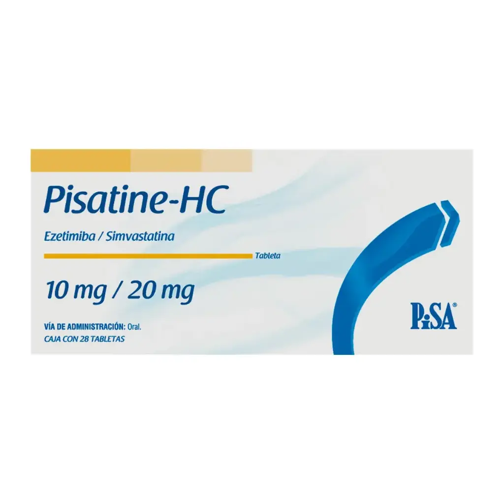 PISATINE HC 10/20MG TABLETAS CON 28
