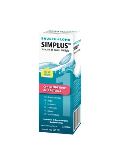 BAUSCH + LOMB SIMPLUS SOLUCION 105 ML