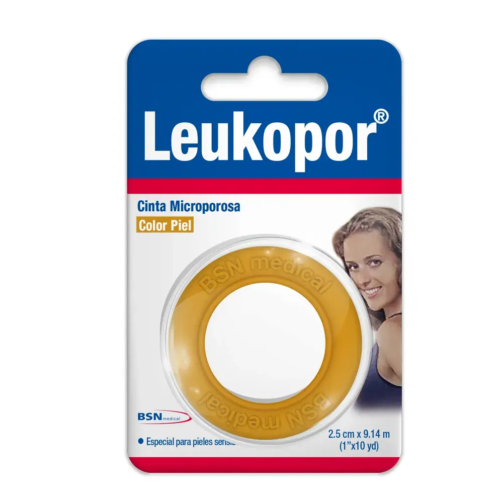 CINTA LEUKOPOR PIEL 2.5CMX4.5M